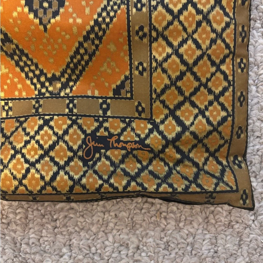 Jim Thompson silk Pillow Cover